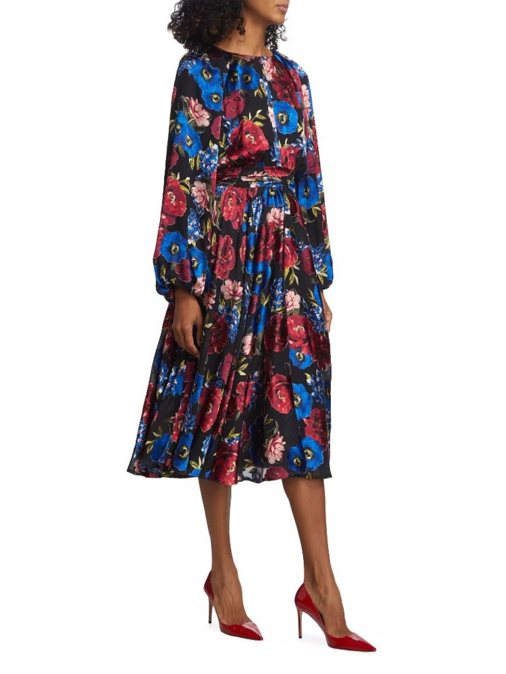 Elie Tahari floral-print A-line midi dress, size 6, brand new with tags. - Picture 4 of 5